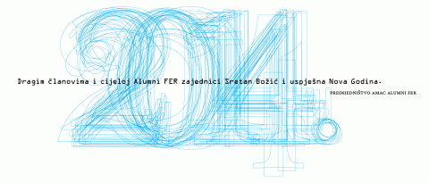 Dragim članovima i cijeloj Alumni FER zajednici Sretan Božić i uspješna Nova Godina. Predsjedništvo AMAC-Alumni FER